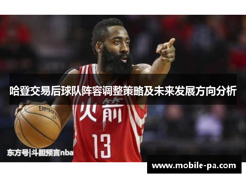 哈登交易后球队阵容调整策略及未来发展方向分析