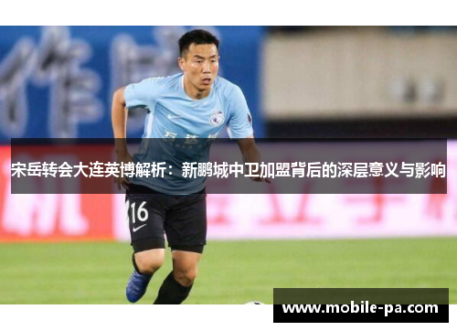 宋岳转会大连英博解析：新鹏城中卫加盟背后的深层意义与影响
