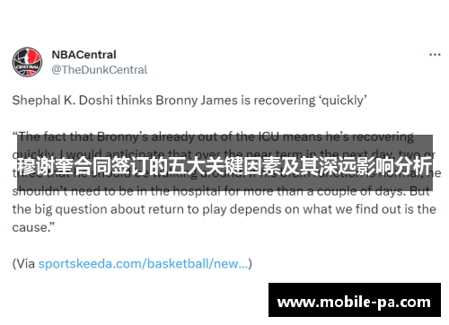 穆谢奎合同签订的五大关键因素及其深远影响分析