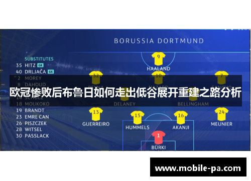欧冠惨败后布鲁日如何走出低谷展开重建之路分析